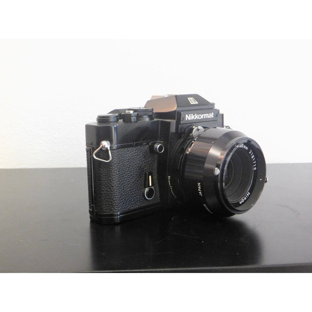 Nikon Nikkormat EL 35mm Film Camera w/ Nikkor 50mm Lens – Vintage Manual SLR